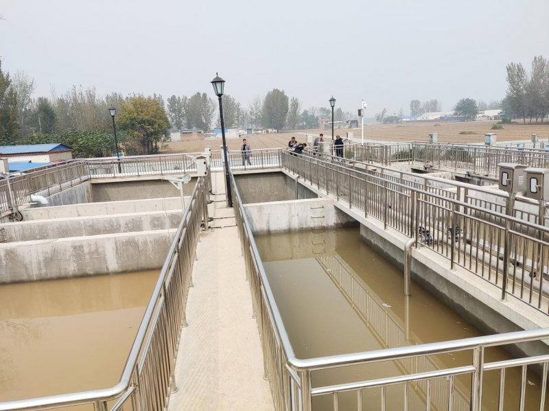 慶（qìng）祝（zhù）公司濮陽汙水處（chù）理項目注水投入（rù）使用