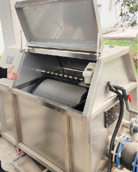 高精度（dù）轉鼓過濾器