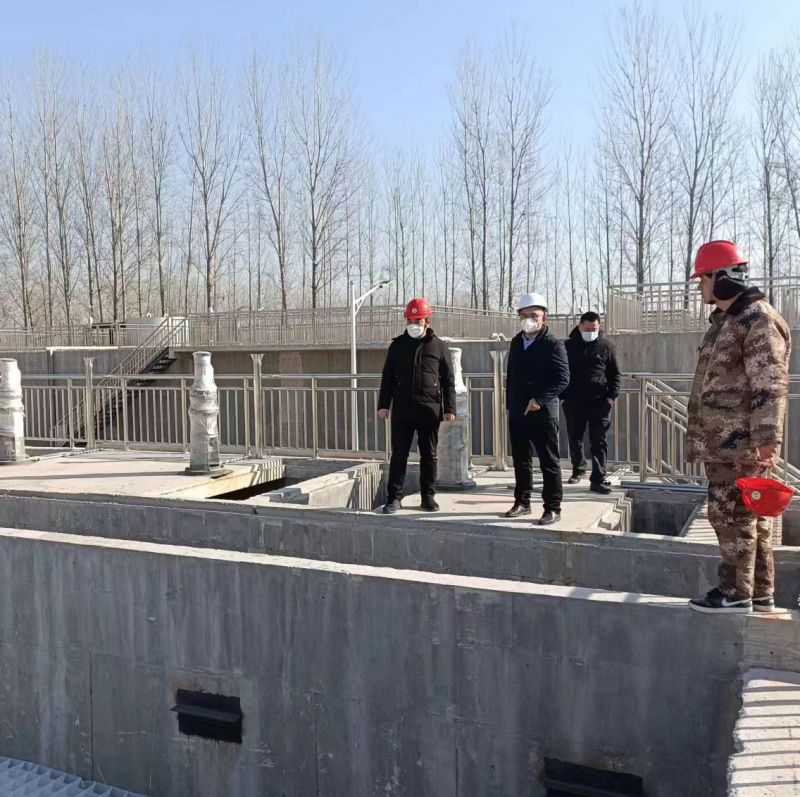 河南91抖阴下载環保董事長赴濮陽（yáng）範縣汙水處理廠現場視察指導工作