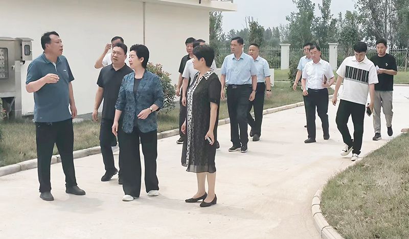 熱烈歡迎各領導視察我司承建的柳河（hé）及羅崗汙水處（chù）理廠項目