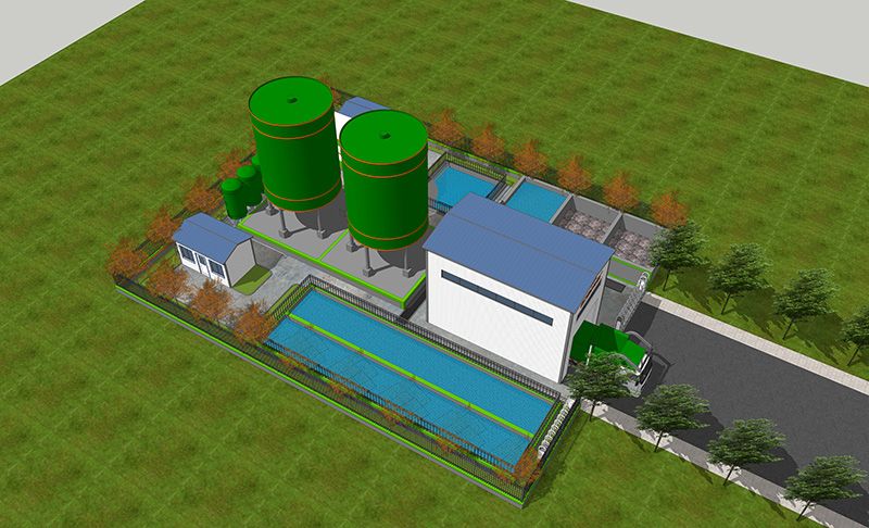 湖北麻城某隧道汙水處（chù）理站項（xiàng）目