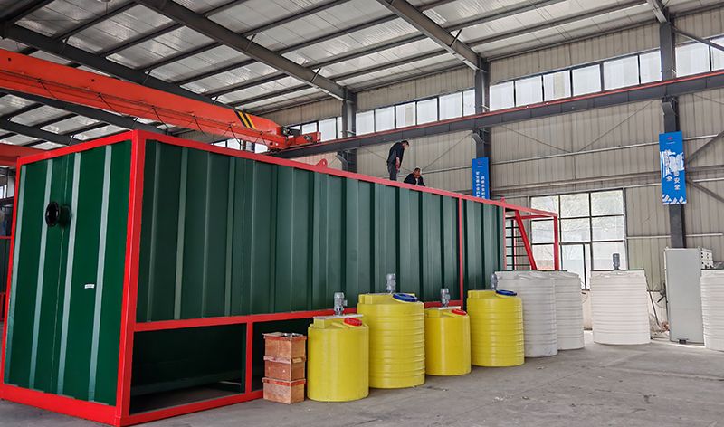 熱烈歡迎碧水源李總蒞臨（lín）我司考察鄉鎮一體化汙水處理設備